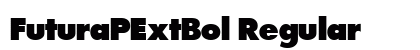 FuturaPExtBol Regular font free download