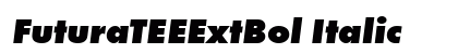 FuturaTEEExtBol Italic Preview