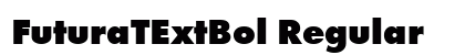 FuturaTExtBol Regular font free download