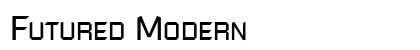 Futured Modern Font Preview