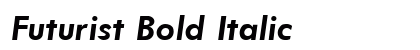 Futurist Bold Italic font free download