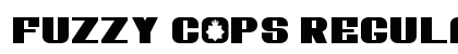 Fuzzy Cops Regular font free download