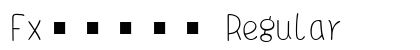 Fx￿܂镶￿￿ Regular Font Preview
