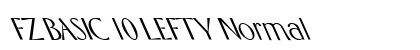 FZ BASIC 10 LEFTY Normal Font FZ BASIC 10 LEFTY Normal Font Preview