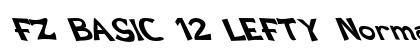 FZ BASIC 12 LEFTY Normal Font FZ BASIC 12 LEFTY Normal Font Preview