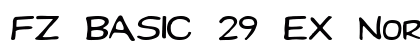 FZ BASIC 29 EX Normal font free download