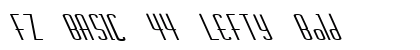 FZ BASIC 44 LEFTY Bold font free download