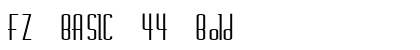 FZ BASIC 44 Bold font free download
