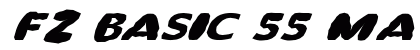 FZ BASIC 55 MANGLED ITALIC Normal Font FZ BASIC 55 MANGLED ITALIC Normal Font Preview
