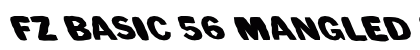 FZ BASIC 56 MANGLED LEFTY Normal font free download