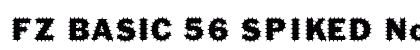 FZ BASIC 56 SPIKED Normal font free download