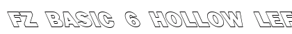 FZ BASIC 6 HOLLOW LEFTY Normal font free download
