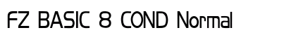 FZ BASIC 8 COND Normal font free download