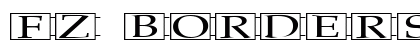 FZ BORDERS 19 EX Normal Font Preview