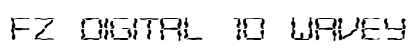 FZ DIGITAL 10 WAVEY EX Normal Font Preview