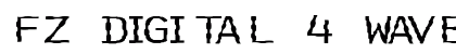 FZ DIGITAL 4 WAVEY EX Normal font free download
