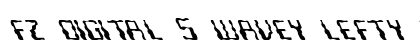 FZ DIGITAL 5 WAVEY LEFTY Normal Font Preview