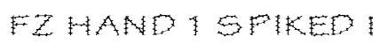 FZ HAND 1 SPIKED EX Normal font free download