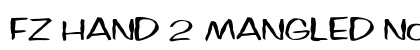 FZ HAND 2 MANGLED Normal font free download