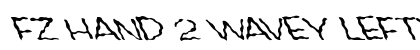 FZ HAND 2 WAVEY LEFTY Normal font free download