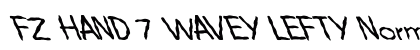 FZ HAND 7 WAVEY LEFTY Normal font free download