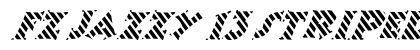 FZ JAZZY 13 STRIPED ITALIC Normal Font Preview
