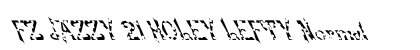 FZ JAZZY 21 HOLEY LEFTY Normal Font Preview