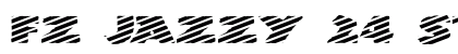 FZ JAZZY 24 STRIPED EX Normal font free download