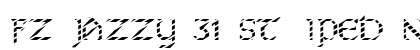 FZ JAZZY 31 STRIPED Normal Font Preview