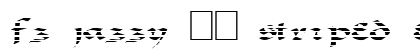 FZ JAZZY 33 STRIPED EX Normal Font Preview