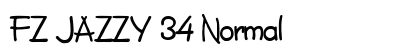FZ JAZZY 34 Normal font free download