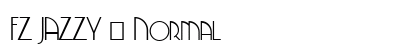 FZ JAZZY 5 Normal font free download