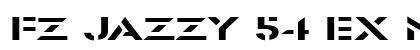 FZ JAZZY 54 EX Normal font free download