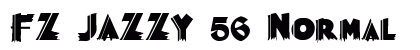 FZ JAZZY 56 Normal font free download