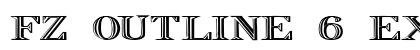FZ OUTLINE 6 EX Normal font free download
