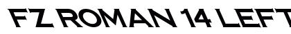FZ ROMAN 14 LEFTY Light font free download