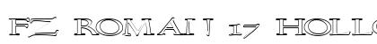 FZ ROMAN 17 HOLLOW EX Normal font free download