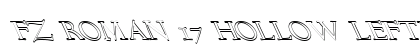 FZ ROMAN 17 HOLLOW LEFTY Normal font free download