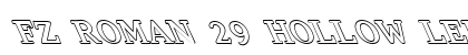 FZ ROMAN 29 HOLLOW LEFTY Normal font free download