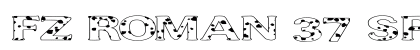 FZ ROMAN 37 SPOTTED EX Normal Font Preview