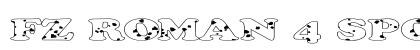FZ ROMAN 4 SPOTTED EX Heavy font free download