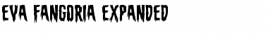 Eva Fangoria Expanded Font