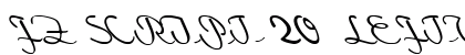 FZ SCRIPT 20 LEFTY Normal font free download