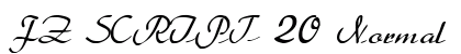 FZ SCRIPT 20 Normal font free download