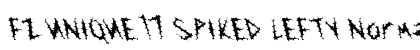 FZ UNIQUE 17 SPIKED LEFTY Normal font free download