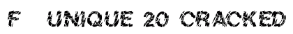 FZ UNIQUE 20 CRACKED Normal Font FZ UNIQUE 20 CRACKED Normal Font Preview