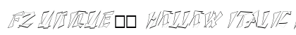 FZ UNIQUE 21 HOLLOW ITALIC Normal Font FZ UNIQUE 21 HOLLOW ITALIC Normal Font Preview