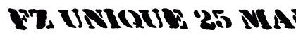 FZ UNIQUE 25 MANGLED LEFTY Normal Font FZ UNIQUE 25 MANGLED LEFTY Normal Font Preview