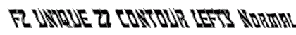 FZ UNIQUE 27 CONTOUR LEFTY Normal font free download