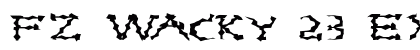 FZ WACKY 23 EX Normal font free download